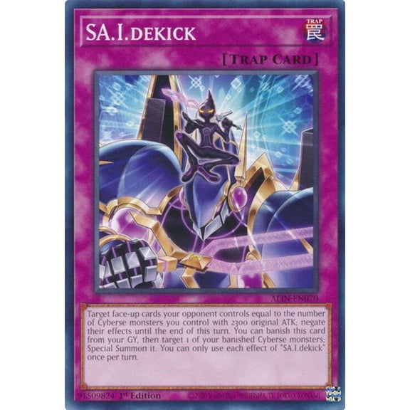 YuGiOh Alliance Insight Common / Short Print SA.I.dekick ALIN-EN070
