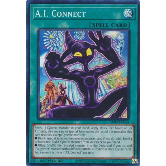 YuGiOh Alliance Insight Super Rare A.I. Connect ALIN-EN054