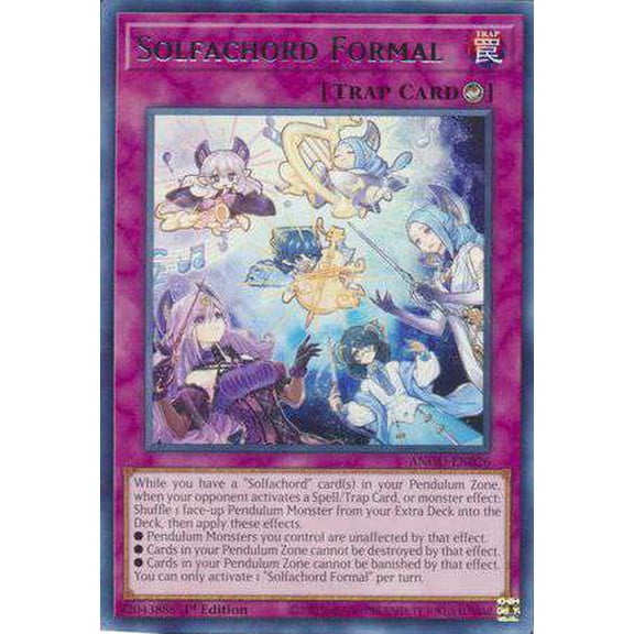 YuGiOh Ancient Guardians Rare Solfachord Formal ANGU-EN026