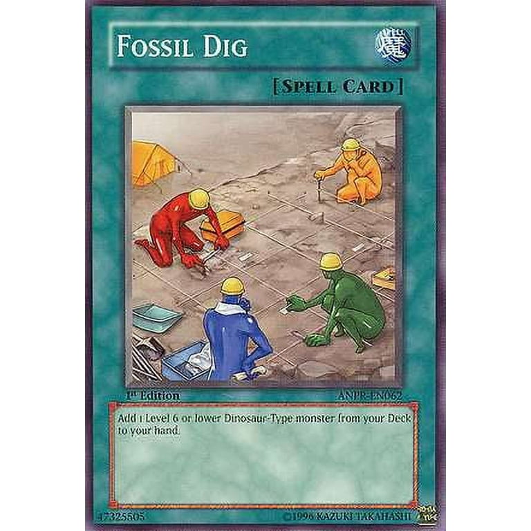 YuGiOh Ancient Prophecy Common Fossil Dig ANPR-EN062 - Walmart.com