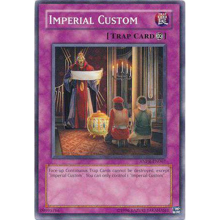 yugioh prophecy trap card YuGiOh Ancient Prophecy Common Imperial Custom ANPR-EN067