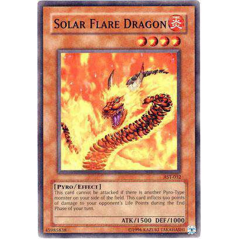 YuGiOh Ancient Sanctuary Common Solar Flare Dragon AST-032 - Walmart.com