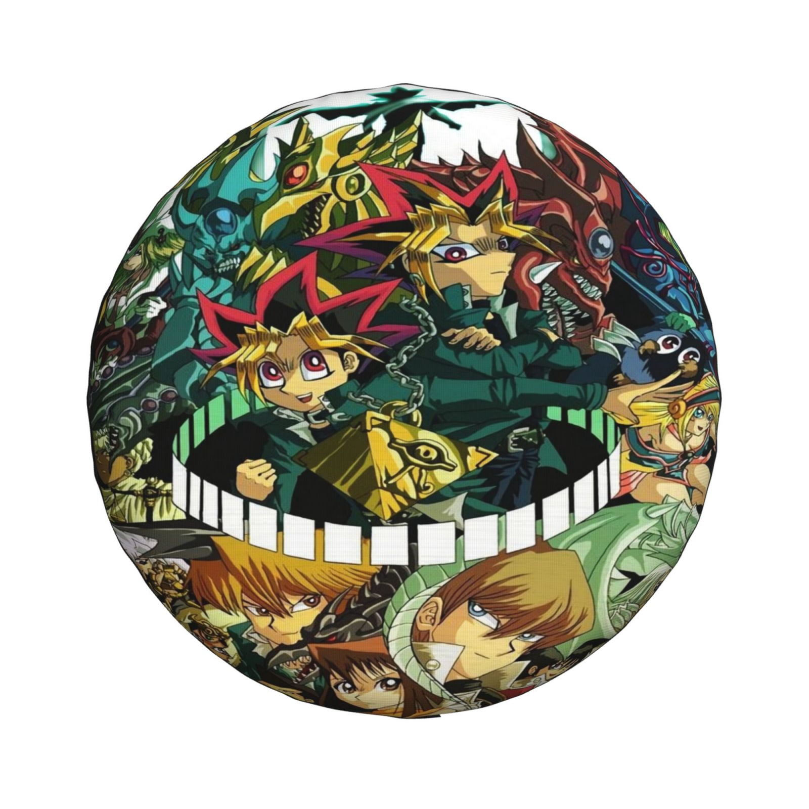 Custom Anime Rims YuGiOh Anime Spare tire cover wheels protect General Purpose Trailer RV ...