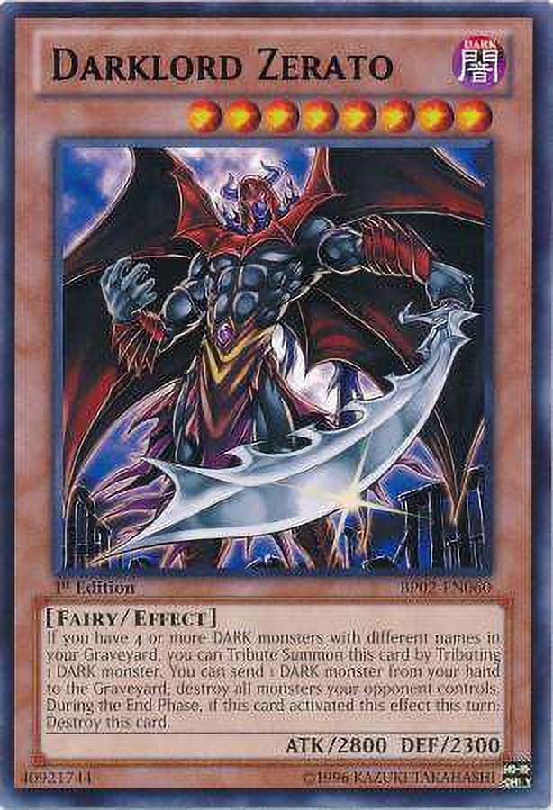 Yu-Gi-Oh! Karte Darklord Zerato – BP02-EN060, Rare, 1st Edition, Aus Battle Pack 2