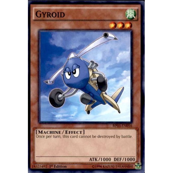 YuGiOh Battle Pack 3 Monster League Common Gyroid BP03-EN016