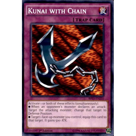 YuGiOh Battle Pack 3 Monster League Common Kunai with Chain BP03-EN210