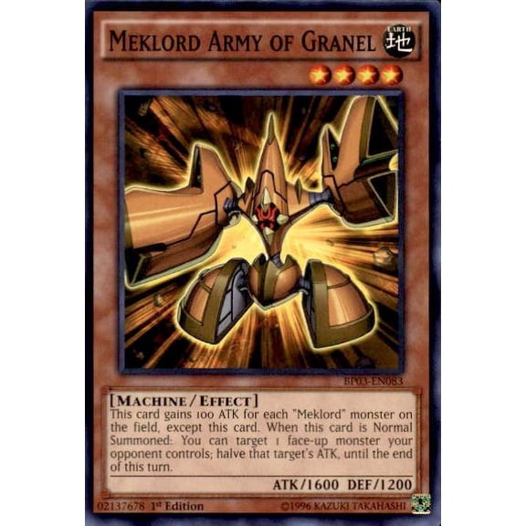 YuGiOh Battle Pack 3 Monster League Common Meklord Army of Granel BP03-EN083