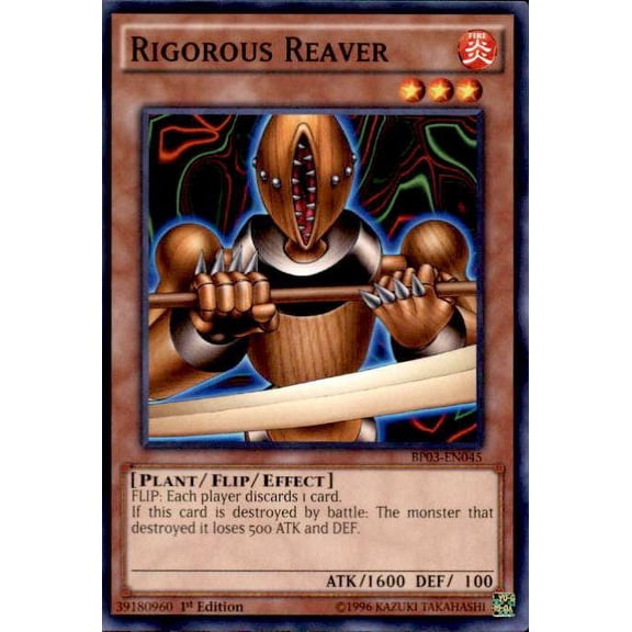 YuGiOh Battle Pack 3 Monster League Common Rigorous Reaver BP03-EN045