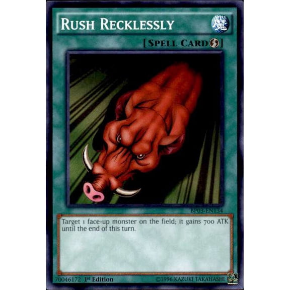 YuGiOh Battle Pack 3 Monster League Common Rush Recklessly BP03-EN134
