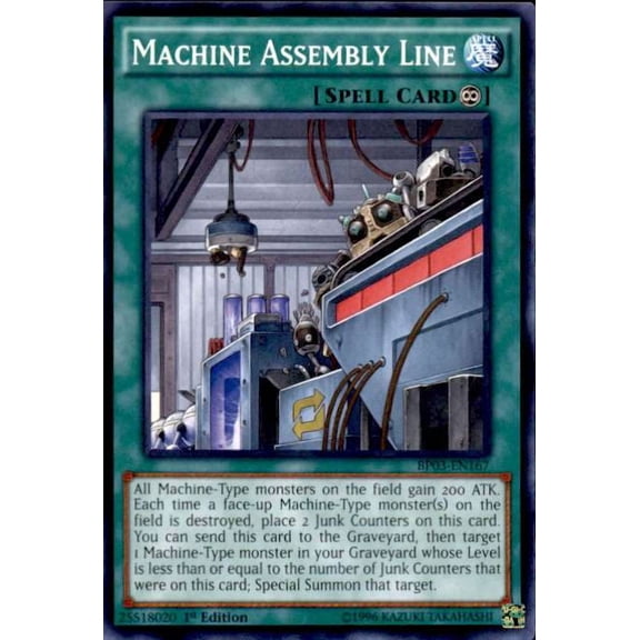 YuGiOh Battle Pack 3 Monster League Common Machine Assembly Line BP03-EN167