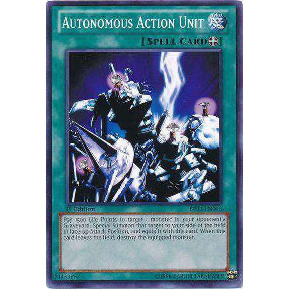 YuGiOh Battle Pack: Epic Dawn Starfoil Autonomous Action Unit BP01-EN073