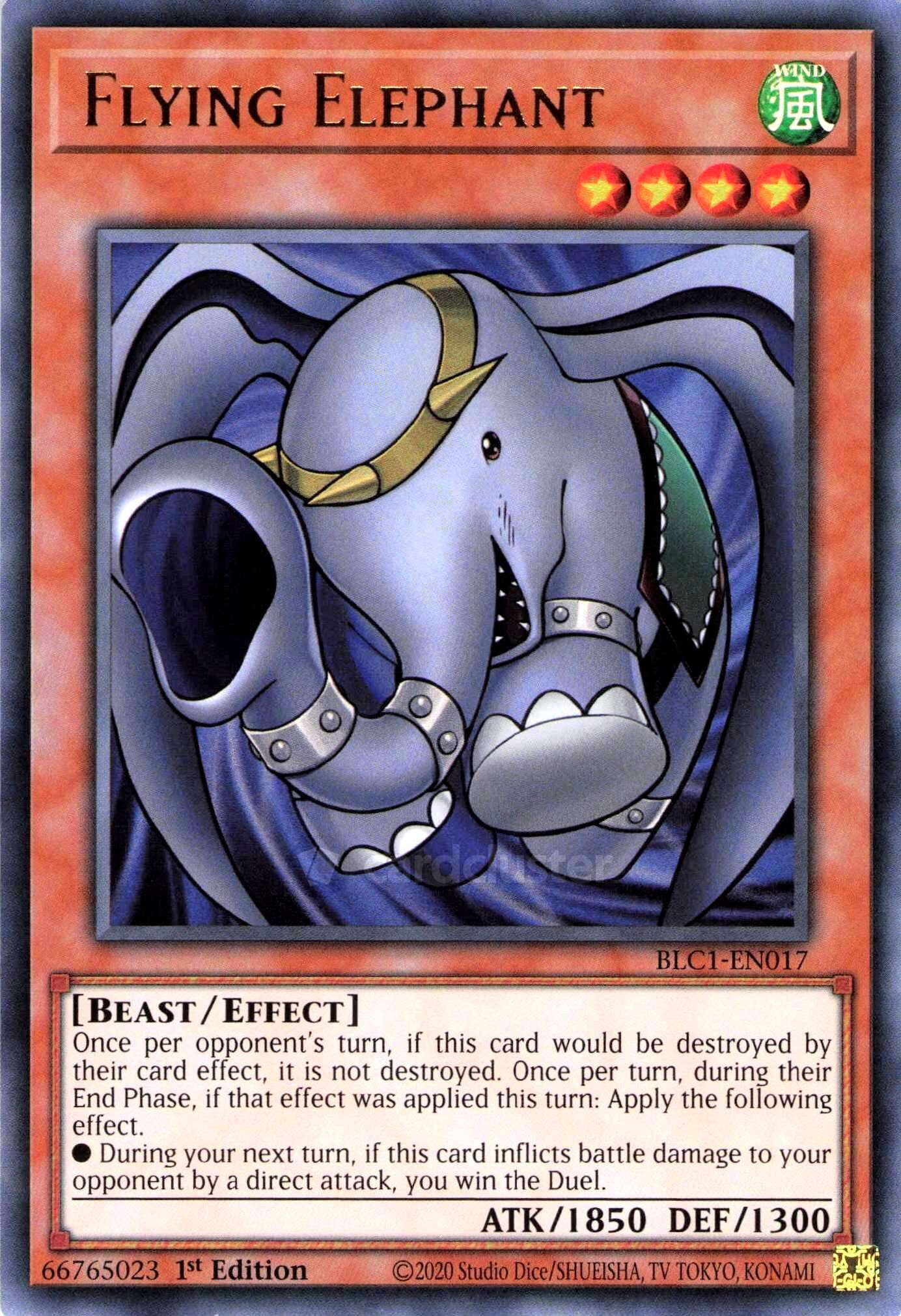flying elephant yugioh card Yu-Gi-Oh! - BLRR-EN003 - Secret Rare Once per turn YuGiOh Battles of Legend: Relentless