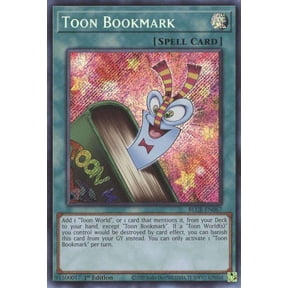 YuGiOh Battles of Legend Crystal Revenge Secret Rare Toon Bookmark BLCR-EN067
