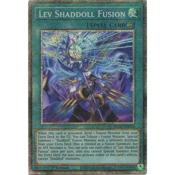 YuGiOh Battles of Legend: Glorious Gallery Starlight Rare Lev Shaddoll Fusion BLGG-EN024