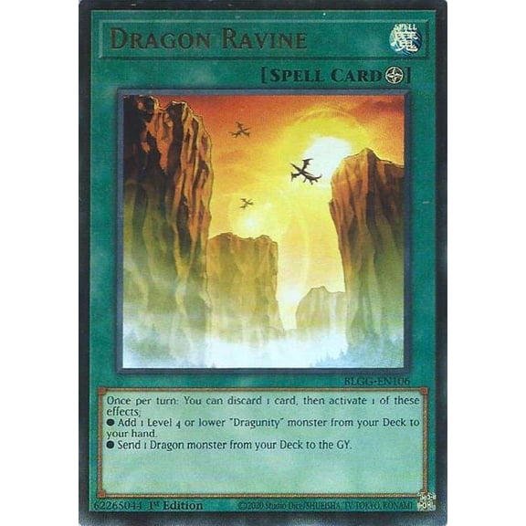 YuGiOh Battles of Legend: Glorious Gallery Ultra Rare Dragon Ravine BLGG-EN106