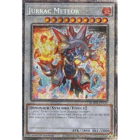 YuGiOh Battles of Legend: Monster Mayhem Starlight Rare Jurrac Meteor BLMM-EN150