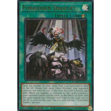 YuGiOh Battles of Legend: Monster Mayhem Ultra Rare Forbidden Droplet BLMM-EN171