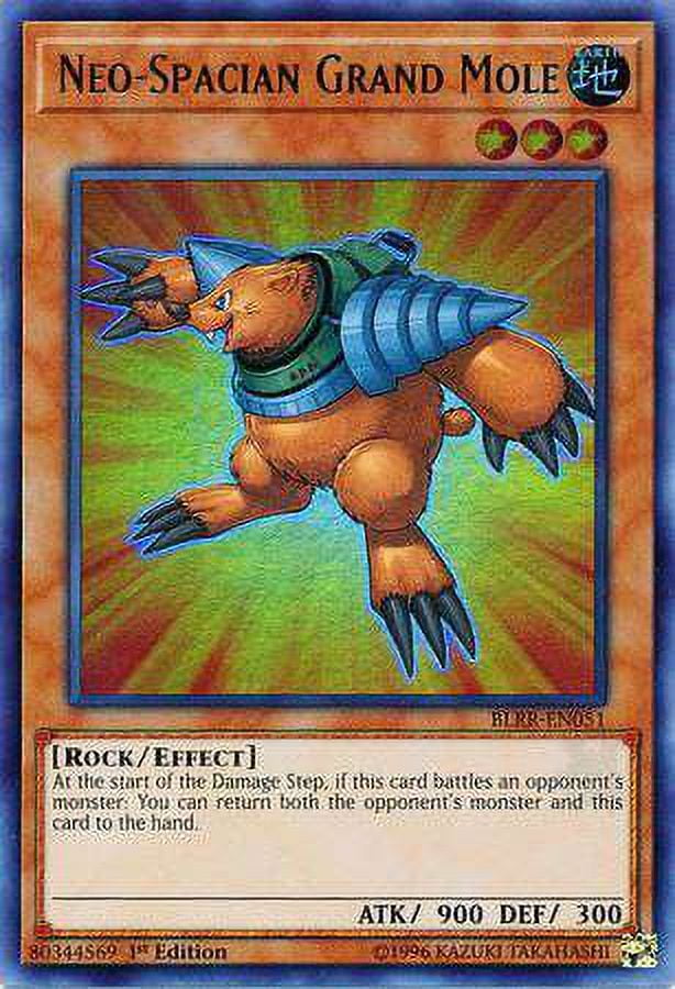 YuGiOh Battles of Legend: Relentless Revenge Ultra Rare Neo-Spacian Grand  Mole BLRR-EN051 - Walmart Business Supplies