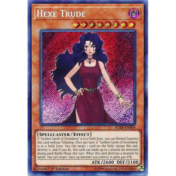 YuGiOh Battles of Legend: Relentless Revenge Secret Rare Hexe Trude BLRR-EN009