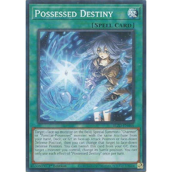 YuGiOh Blazing Dominion Common Possessed Destiny BLZD-EN066