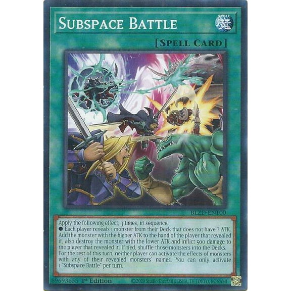 YuGiOh Blazing Dominion Common Subspace Battle BLZD-EN100