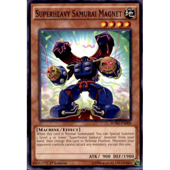 YuGiOh Breakers of Shadow Common Superheavy Samurai Magnet BOSH-EN008
