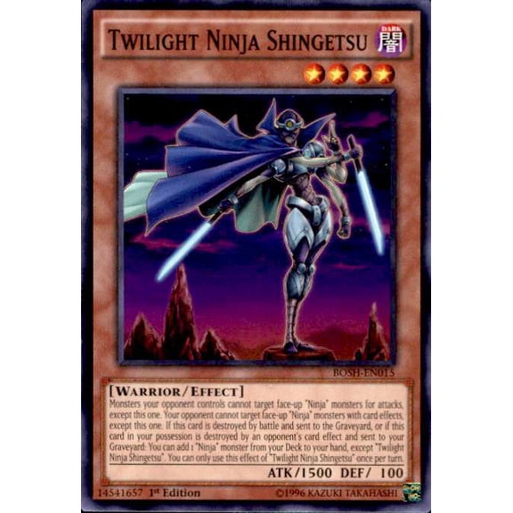 YuGiOh Breakers of Shadow Common Twilight Ninja Shingetsu BOSH-EN015
