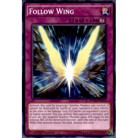 YuGiOh Breakers of Shadow Common Follow Wing BOSH-EN070
