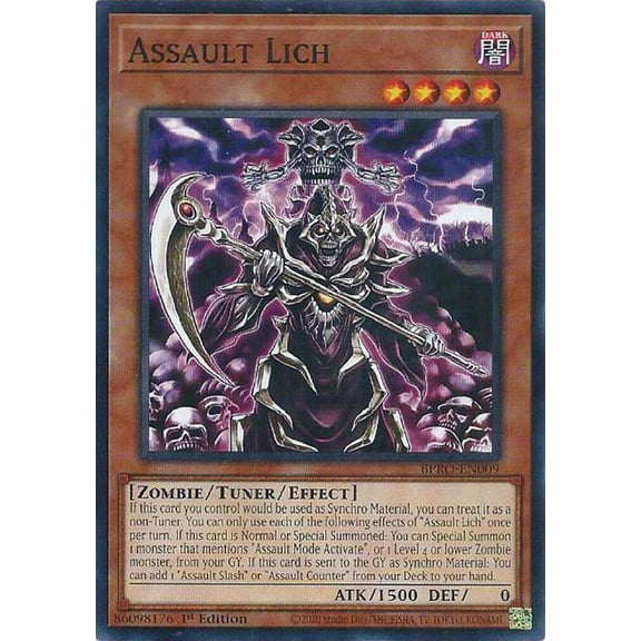 YuGiOh Burst Protocol Common Assault Lich BPRO-EN009