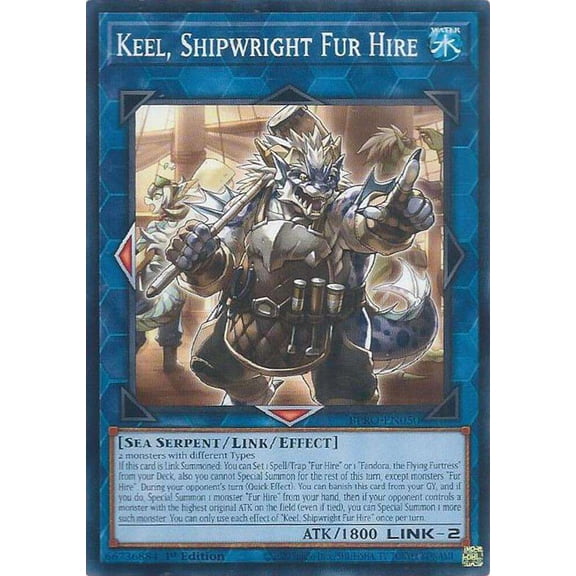 YuGiOh Burst Protocol Common Keel, Shipwright Fur Hire BPRO-EN050
