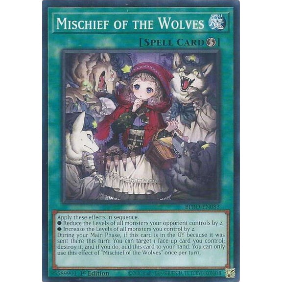 YuGiOh Burst Protocol Common Mischief of the Wolves BPRO-EN083