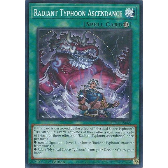YuGiOh Burst Protocol Common Radiant Typhoon Ascendance BPRO-EN065