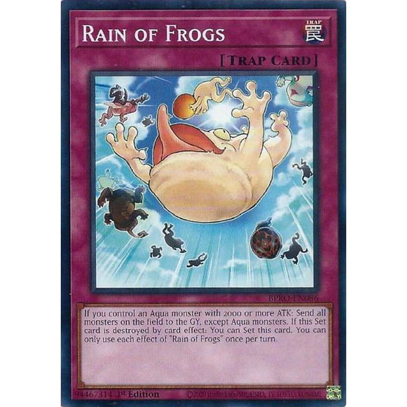YuGiOh Burst Protocol Common Rain of Frogs BPRO-EN086
