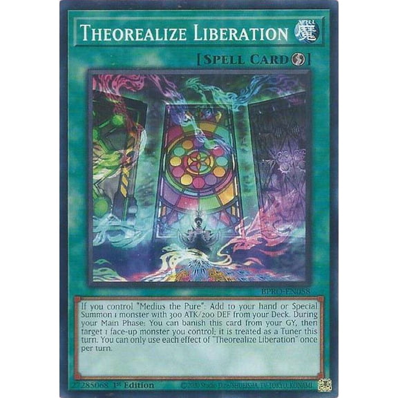 YuGiOh Burst Protocol Common Theorealize Liberation BPRO-EN058