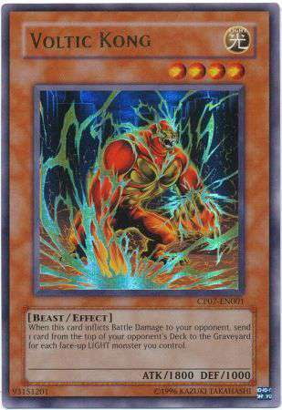 YuGiOh Champion Pack: Game 7 Ultra Rare Voltic Kong CP07-EN001