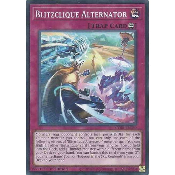 YuGiOh Chaos Origins Common Blitzclique Alternator CORI-EN069