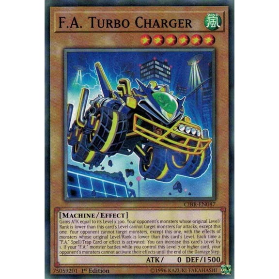 YuGiOh Circuit Break Common F.A. Turbo Charger CIBR-EN087