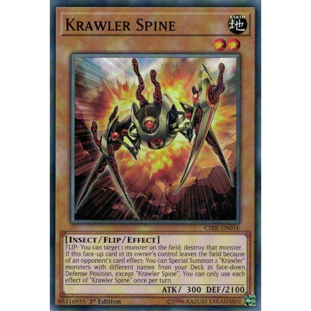 krawler deck yugioh Glial - Yu-Gi-Oh! Card Database Krawler Spine CIBR-EN016 - TCG