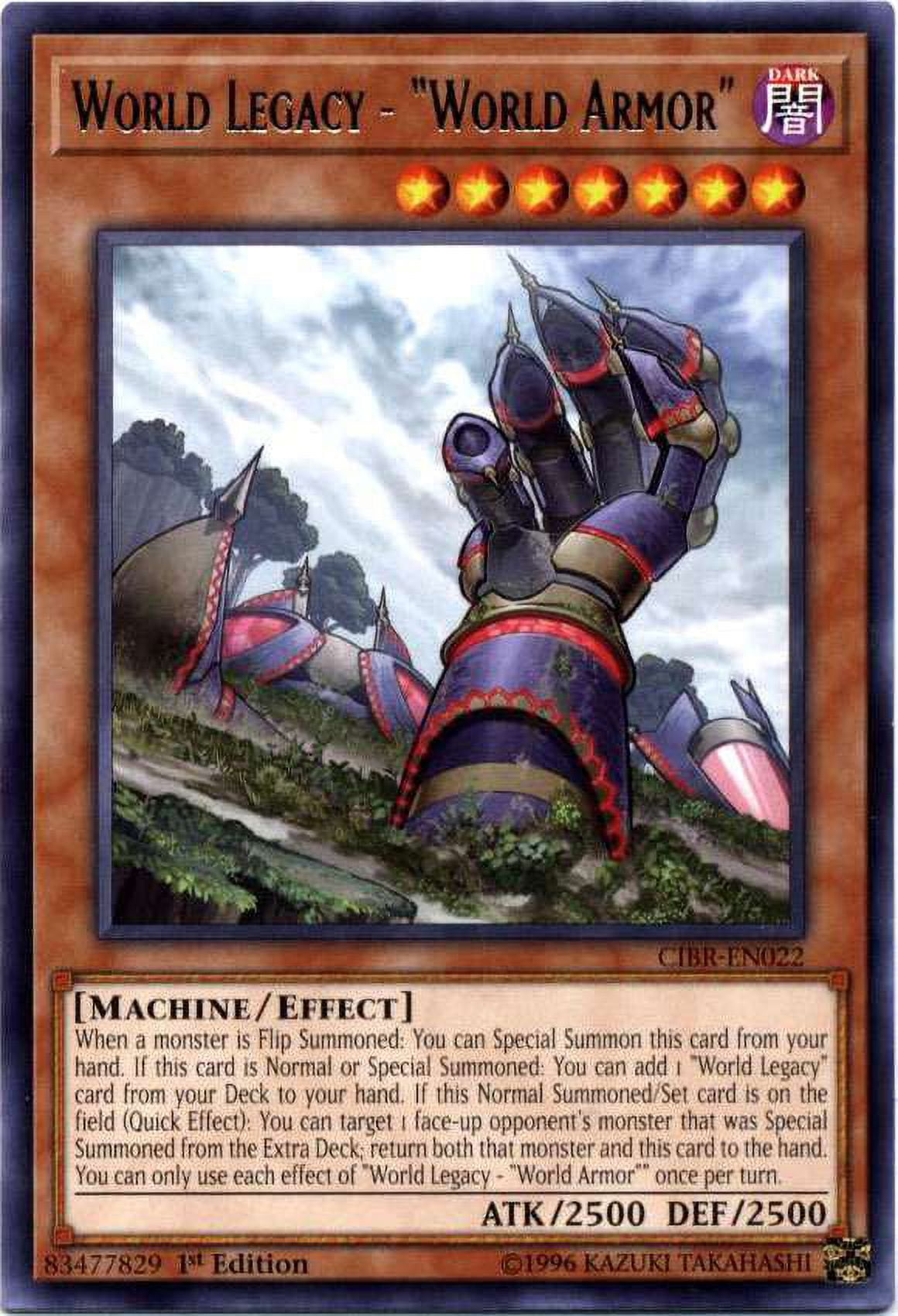 YuGiOh Circuit Break Rare World Legacy - World Armor CIBR-EN022 -  Walmart.com