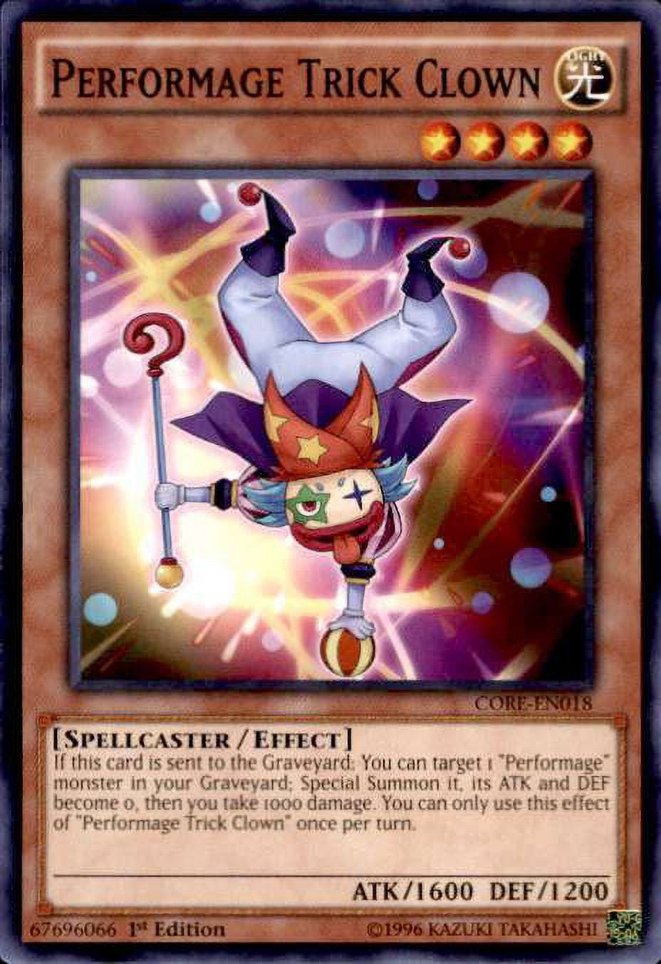 YuGiOh Clash of Rebellions Common Performage Trick Clown CORE-EN018 -  Walmart.com