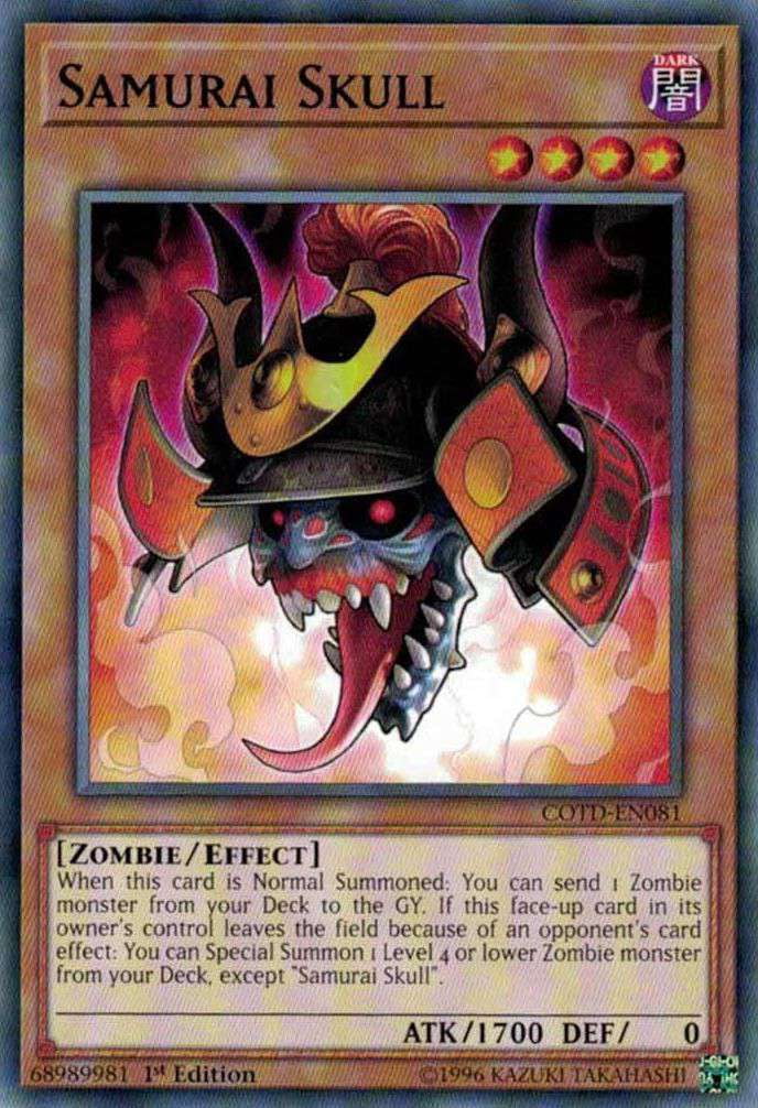 YuGiOh Code of the Duelist Common Samurai Skull COTD-EN081 - Walmart.com YuGiOh Code of the Duelist Common Samurai Skull COTD-EN081 - Walmart.com
