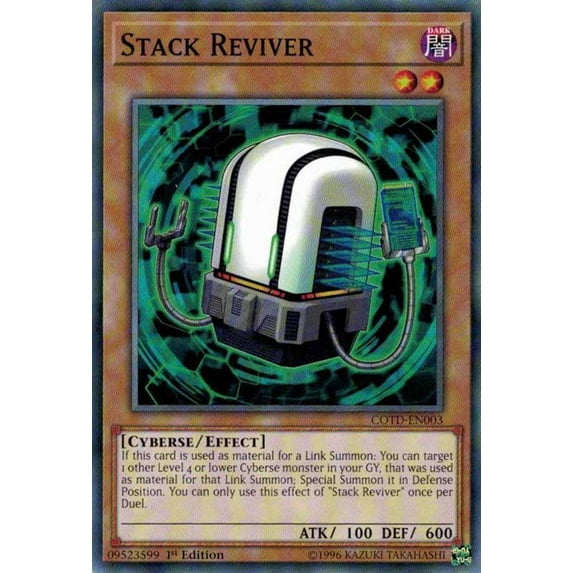 YuGiOh Code of the Duelist Common Stack Reviver COTD-EN003