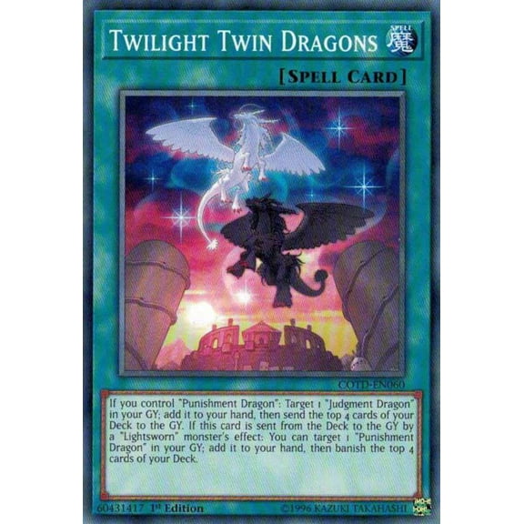 YuGiOh Code of the Duelist Common Twilight Twin Dragons COTD-EN060