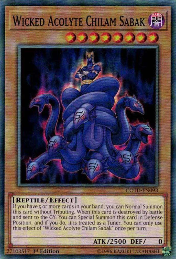 yugioh wicked cards Yugioh The Wicked Avatar CT07-EN023 Limition Edition Super Rare NM main image 1