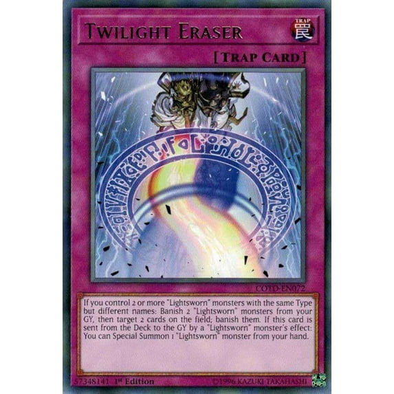 YuGiOh Code of the Duelist Rare Twilight Eraser COTD-EN072