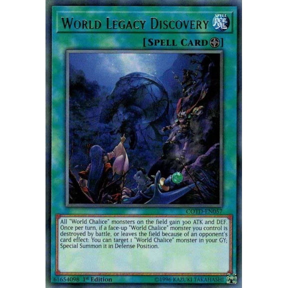 YuGiOh Code of the Duelist Rare World Legacy Discovery COTD-EN057