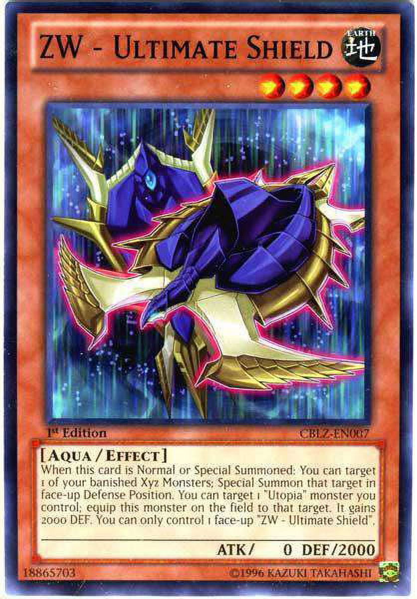 YuGiOh Cosmo Blazer Common ZW - Ultimate Shield CBLZ-EN007 - Walmart.com