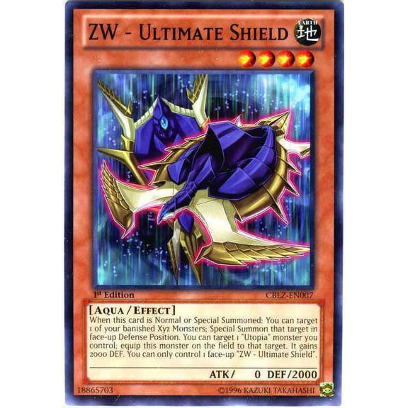 YuGiOh Cosmo Blazer Common ZW - Ultimate Shield CBLZ-EN007