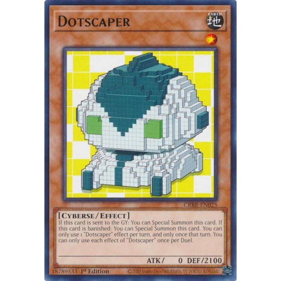 YuGiOh Crossover Breakers Rare Dotscaper CRBR-EN025