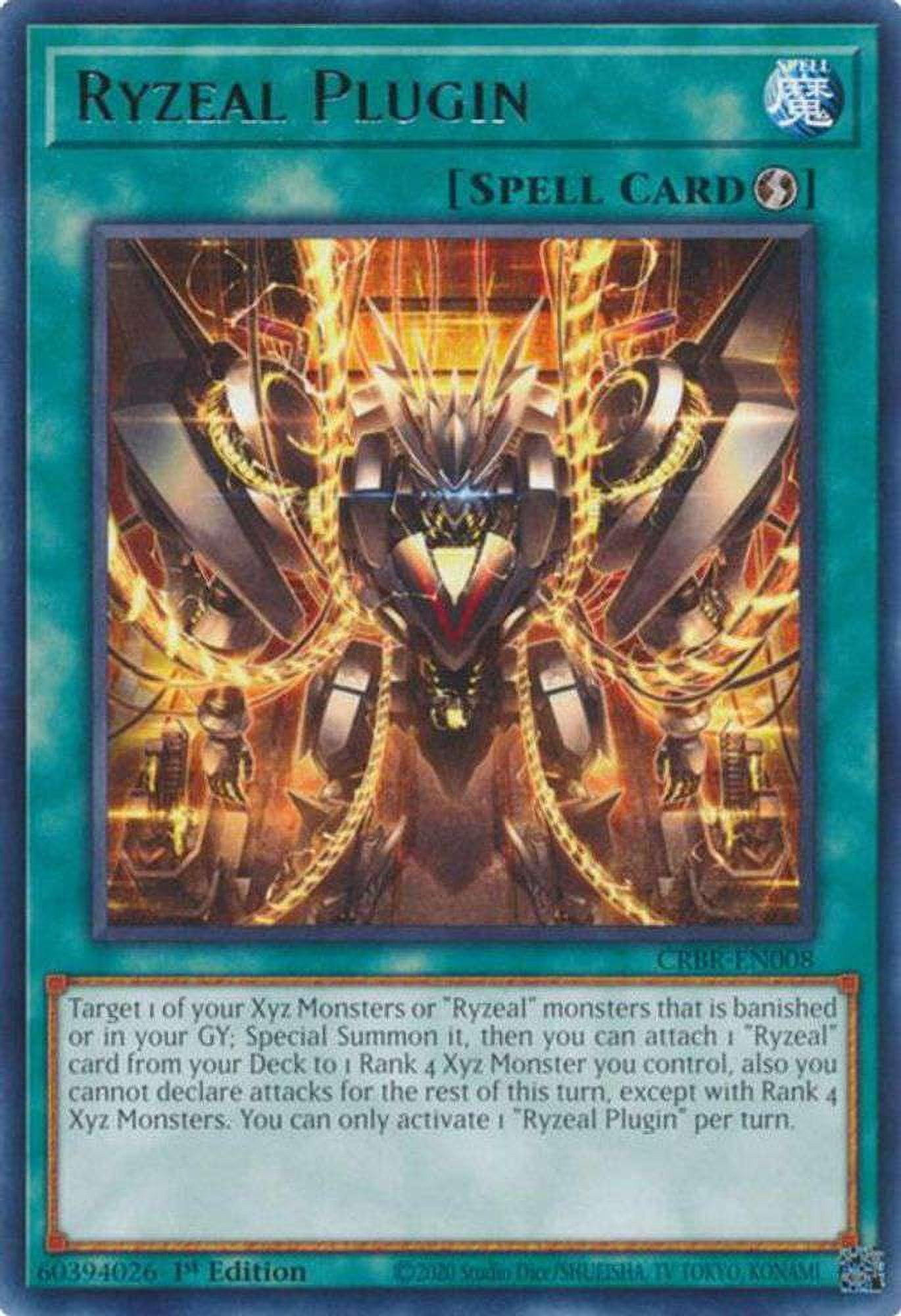 YuGiOh Crossover Breakers Rare Ryzeal Plugin CRBR-EN008